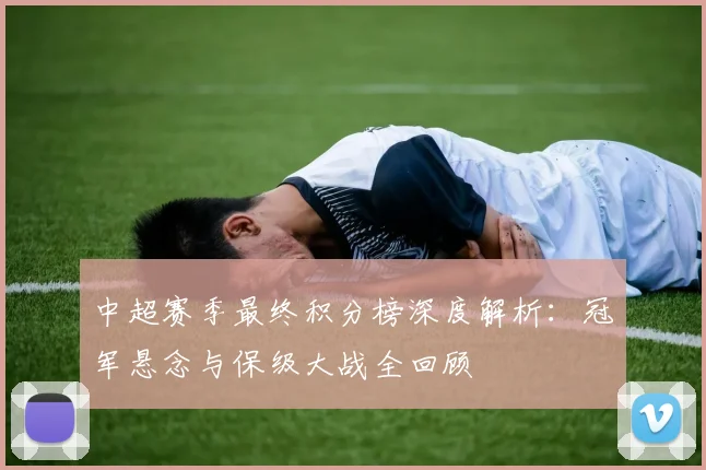 中超赛季最终积分榜深度解析:冠军悬念与保级大战全回顾